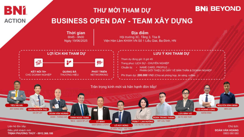 Thư Mời Action 20/6/2025