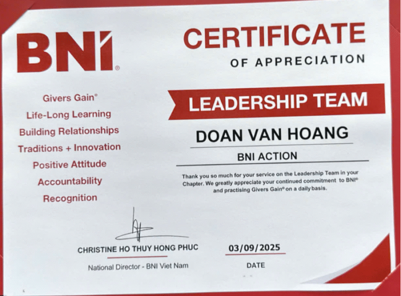 Đoàn Văn Hoàng – Từ Thành Công NK20 Đến Sứ Mệnh NK21