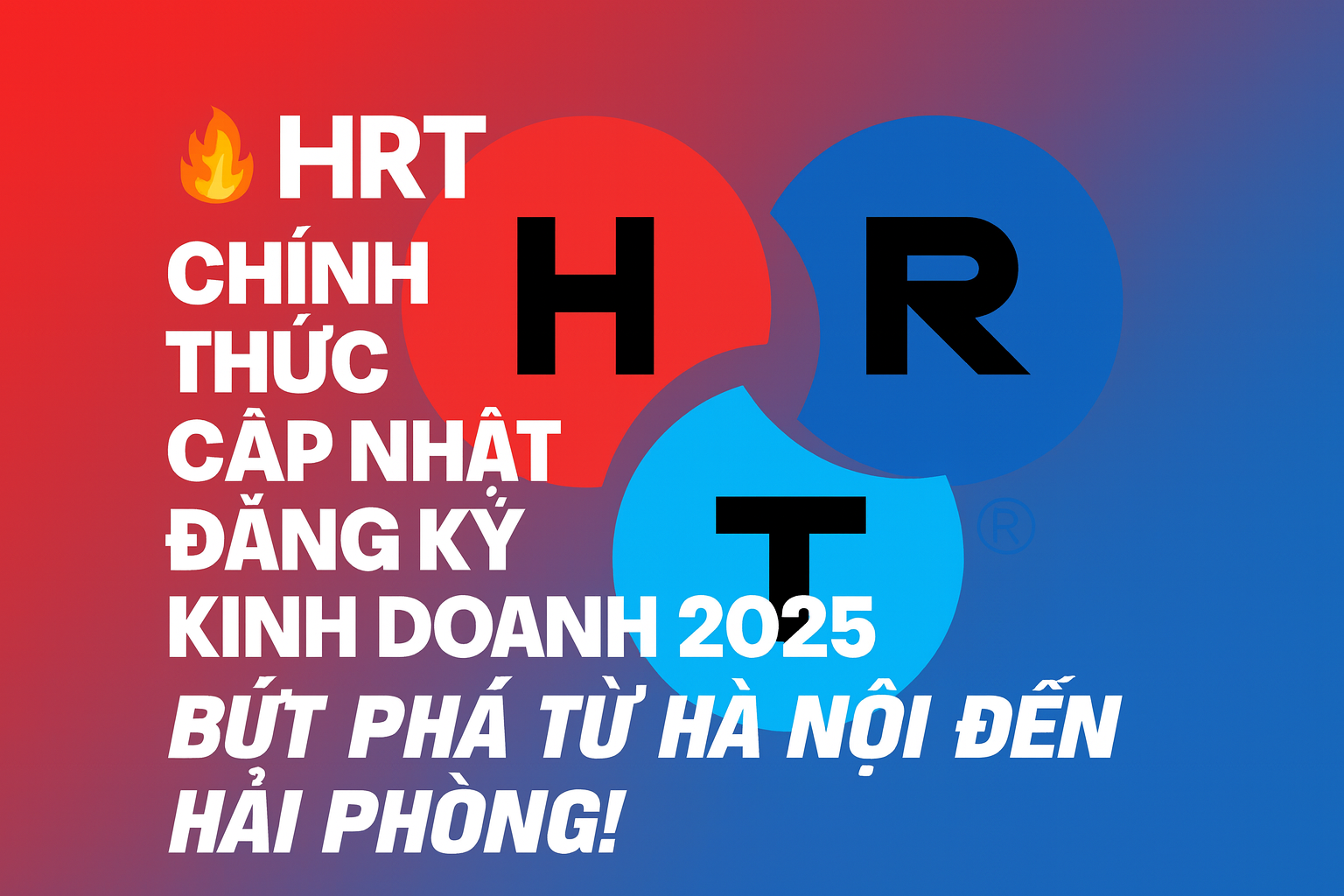 HRT cập nhật đăng ký kinh doanh 2025 tại Hà Nội và Hải Phòng, khẳng định vị thế nhà thầu HVAC hàng đầu Việt Nam.