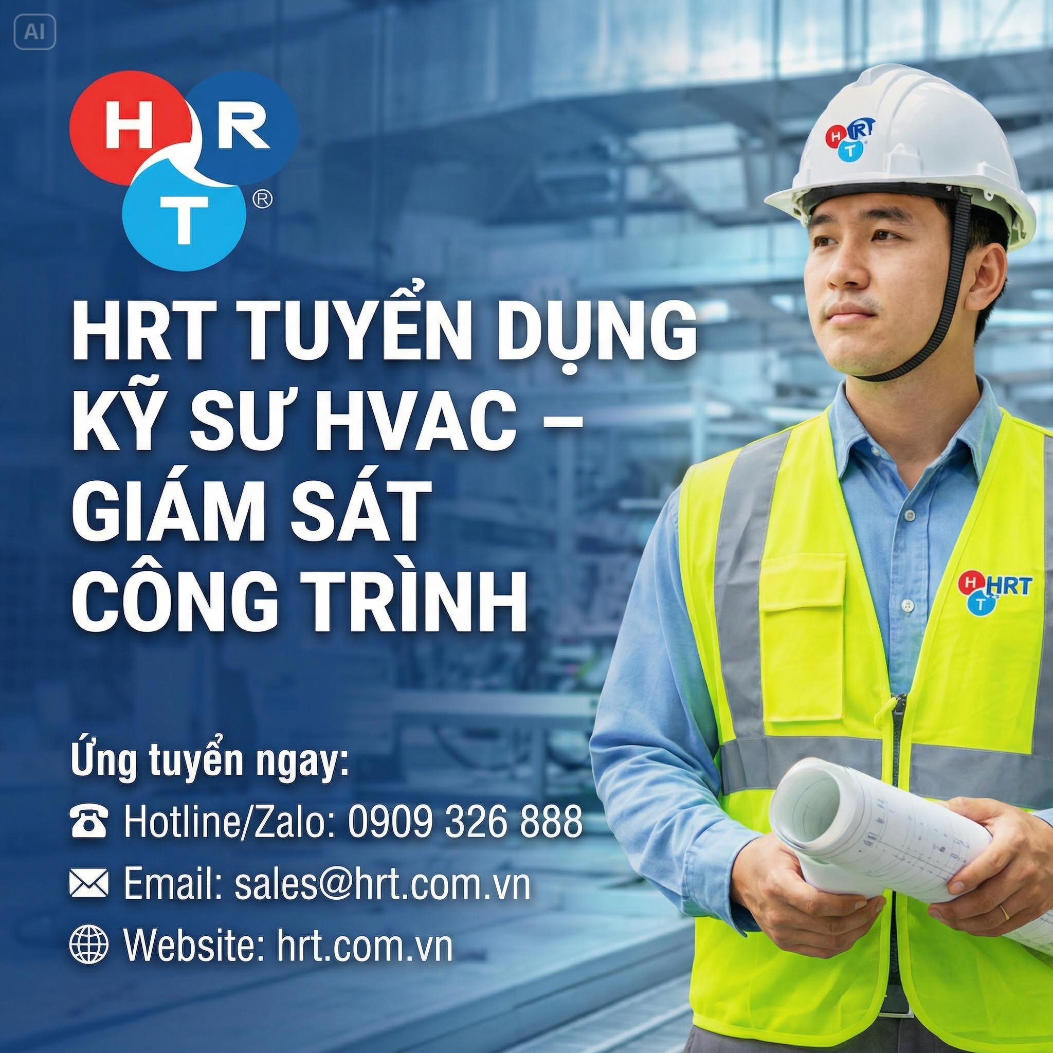 CÔNG TY HRT TUYỂN DỤNG - KỸ SƯ HVAC