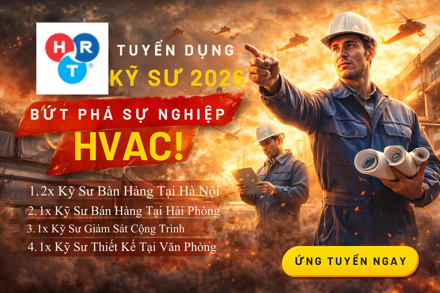 HRT TUYỂN DỤNG KỸ SƯ HVAC 2026